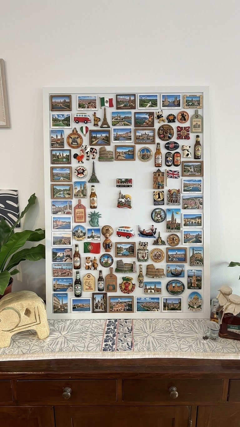 Cuadro Metálico - Para Imanes 75x106 Fondo Blanco