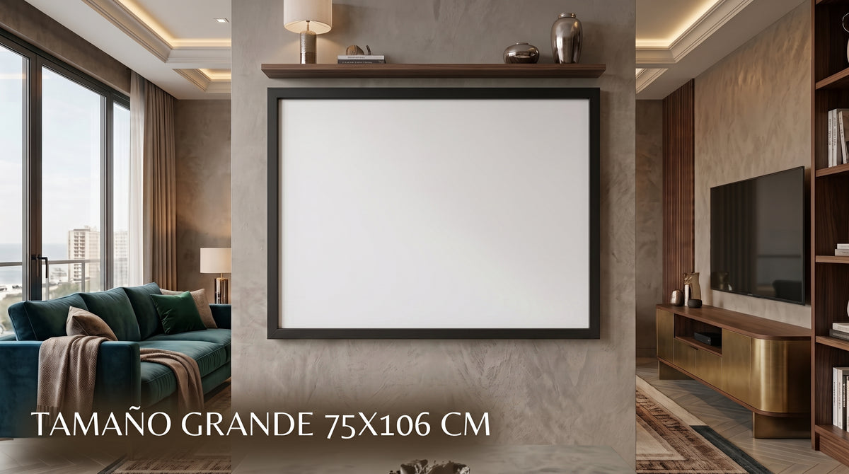 Cuadro Metálico - Para Imanes 75x106 Fondo Blanco