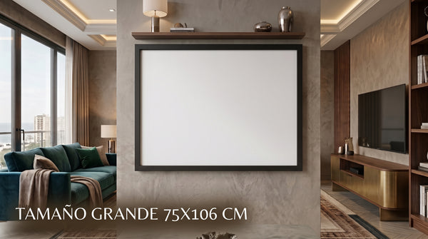 Cuadro Metálico - Para Imanes 75x106 Fondo Blanco
