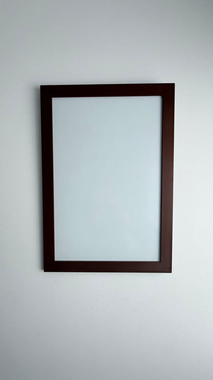 Cuadro Metálico - Para Imanes 40x60 - Fondo Blanco o Negro