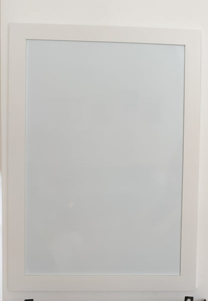 Cuadro Metálico - Para Imanes 40x60 - Fondo Blanco o Negro